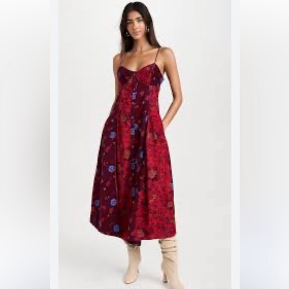 Free People Gail Corduroy Midi Dress - Picture 2 of 6